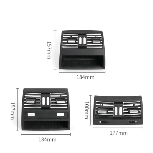 Rejilla de aire acondicionado trasera elegante para panel de BMW F10 F11 6