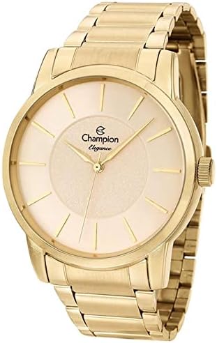 Relógio Champion Feminino Elegance Cn27509g - Cor(dourado) Tamanh...