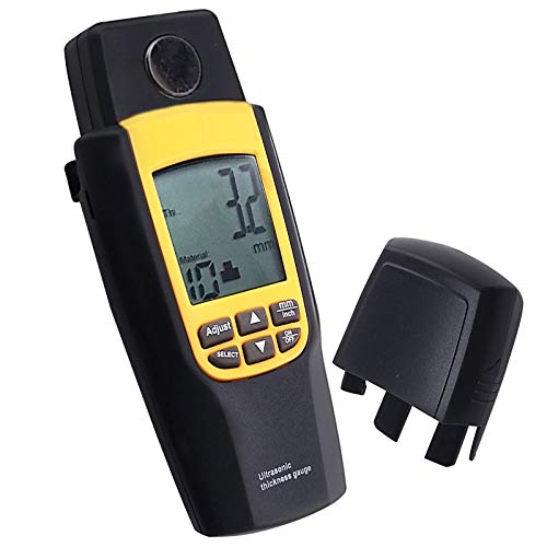 Medidor Digital de Espesor por Ultrasonido 1,2–220 mm, Medidor de Velocidad de Ondas para Acero, Aluminio, Cobre, Vidrio y Otros Materiales, con Certificación CE miniatura 1