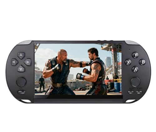 CZT 5.1 Pulgadas Consola de Videojuegos Retro Portátil Juegos Integrados Múltiples Emuladores Video Música Libro Electrónico con Salida de TV Reproductor MP3/4 Regalo de cumpleaños/Navidad