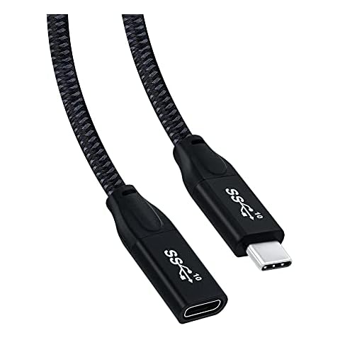 Mcbazel USB Type-C Extension Cable Type C Male to Female 3.1 10Gbps Fast Charge Audio Data Transfer Extender Cable Cover