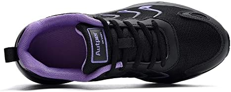 JARLIF Women's Air Tennis Running Shoes Fashion Sneakers Athletic Sports Walking Gym Work Shoes Size US 11,Blackpurple | Image 2