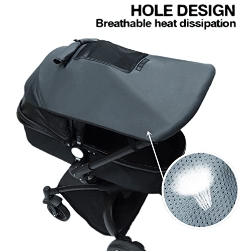 Sun Shade for Strollers - Universal Sun Protection Shade Cover Baby Stroller - Sunshade UV Block (UPF50+) by Densleonis - Image 4