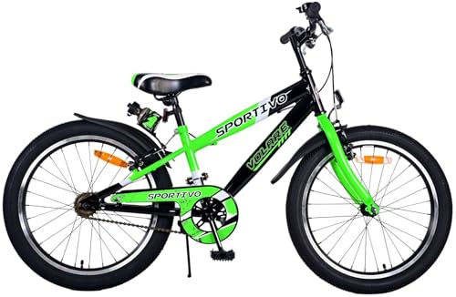 Volare Bicicletta Sportiva 20" Unisex Bambino Verde