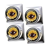 GLEAVI Mini-Haken Fürs Auto Selbstklebende Autohaken 4er-Pack Zinklegierung Robuste Konstruktion