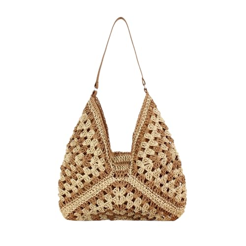 Sac fourre-tout tissé d'inspiration vintage pour femme adepte du style bohème