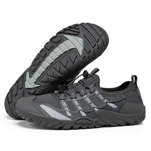 Image of SOBASO Water Shoes Women Men Hiking Dry Aqua Beach Swim Surf Shoes for Outdoor Fish Hiking Pool