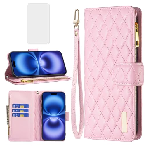 Protection iPhone 16 Plus idéale en voyage avec son rabat portefeuille et verre