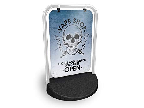 Vape Shop Eco Swinger Pavement Sign MEGA Listing Outdoor Street Advertising Display… — image 1