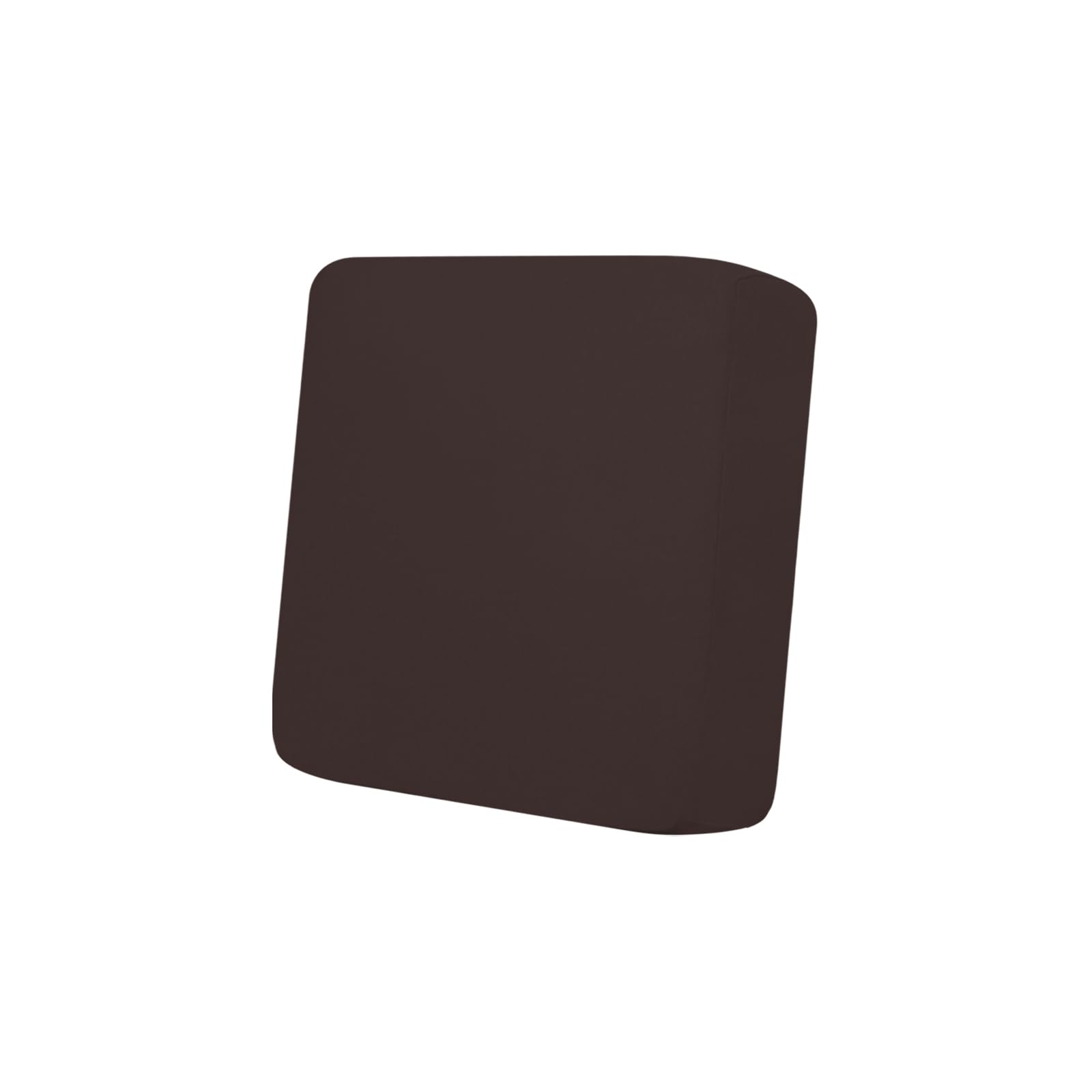 Easy-Going Fleece Chair Sofa Seat Cushion Slipcovers Soft Couch Cushion Cover Stretch Furniture Protector for Kids, Pets (Chair Cushion, Chocolate)