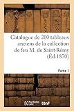  Catalogue de 200 tableaux anciens des écoles hollandaise, flamande et allemande