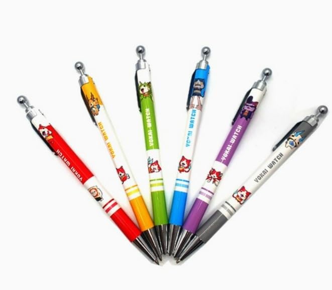 Porte-mines japonais 0,5 mm pour corriger les écritures grasses, lot de 6 crayons fins