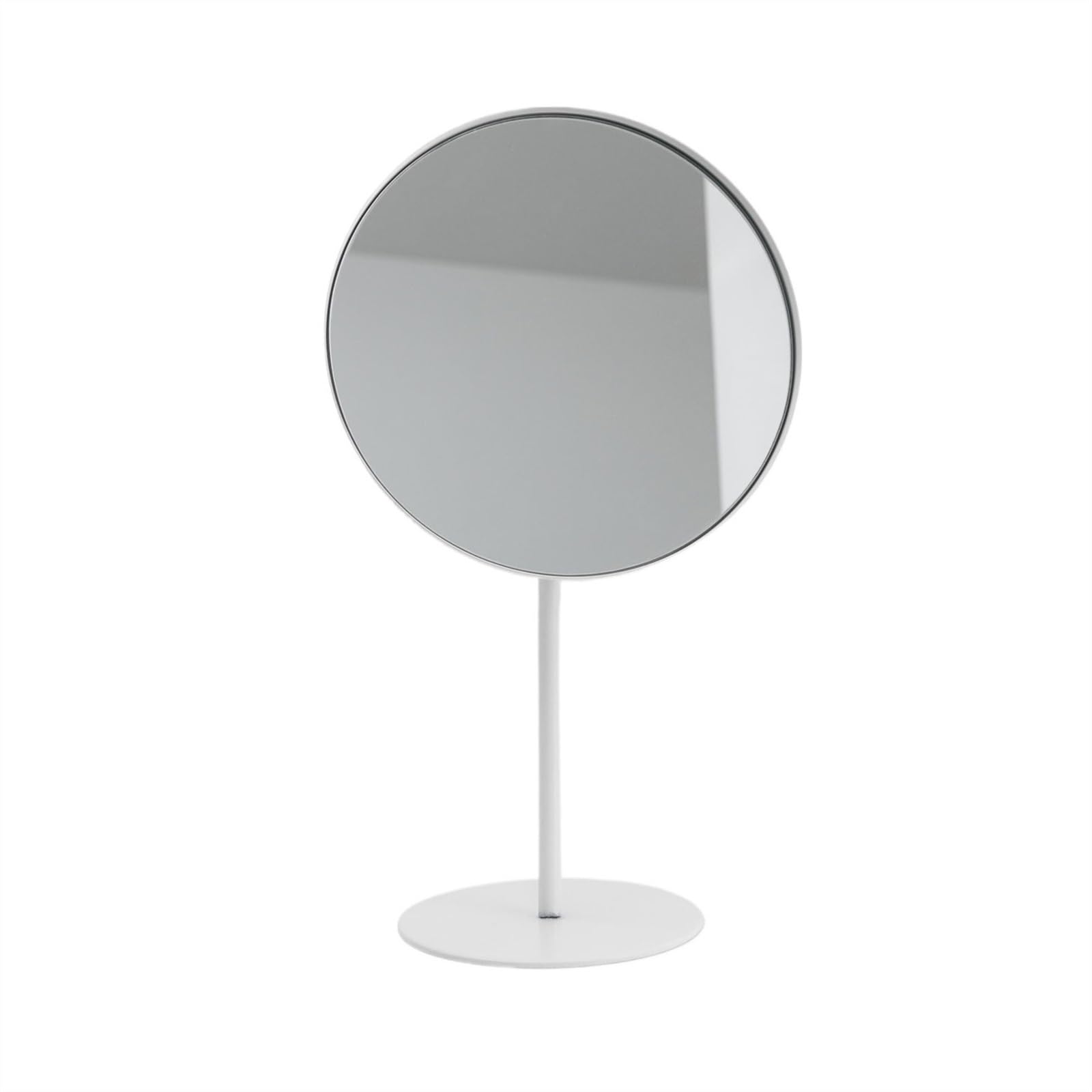 GHJrtHFJ Desk mirror, HD Desktop Dressing Mirror Simple Girls Makeup Tabletop Cosmetic(White)