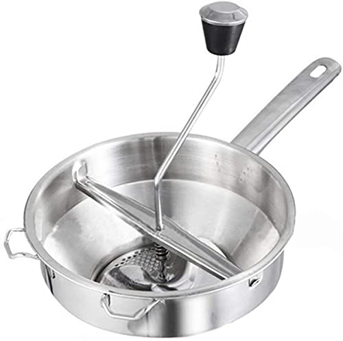 Passoire/Passoire Moulin En Acier Inoxydable Moulin Presse Pour Sauces Bouillie De Confiture De Soupe.