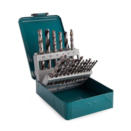 Makita D-47173 Mixed Drill Set Metal Box - Multi-Colour (18-Piece) 4 Makita D-47173 Mixed Drill Set Metal Box - Multi-Colour (18-Piece) - Image 4