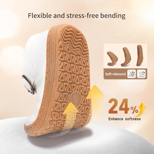 Image of STQ KIDS Girls Wide Toe Box Mary Jane Dress Shoes
