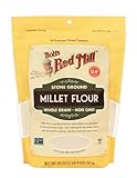 Bob's Red Mill Stone Ground Whole Grain, Millet Flour, 20 Ounce (Pack of 4)