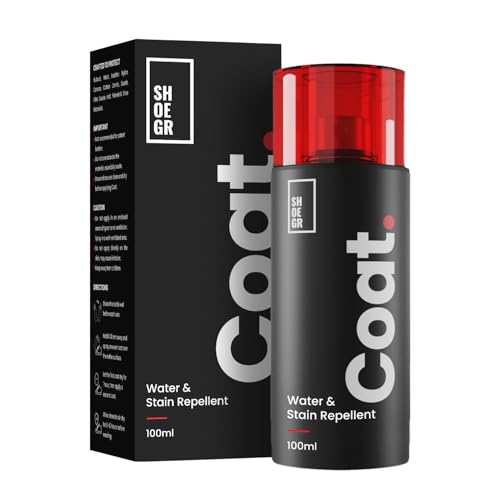 Image of SHOEGR Coat Water & Stain Repellent 200 ml | Invisible Waterproof Shield for Sneakers, Suede, Nubuck, Leather, Trainers, Canvas & Bags | Nano Protection from rain and dust
