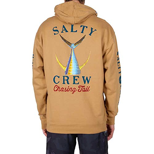 Image of Salty Crew Men's Tailed Hood Fleece - Men's Fashion Casual Long Sleeve Hoodie Cotton - Lifestyle Beach Apparel