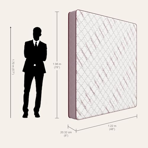 Image of Interio by Godrej Restomagic Latex Mattress | 5-Years Warranty | Double Bed, 8-Inch Mattress (78 x 48 x 8 Inches, Latex Foam)