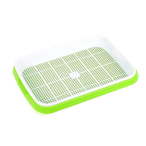 G/J/F Mung Bean Sprouting Trays, Plastic Germination Tray Kit Breathable Soilless Cultivation Equipment/33.7×24.5×5cm