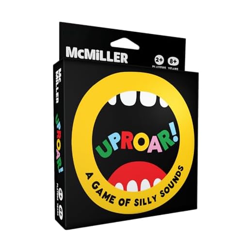 Uproar - A Game of Silly Sounds - Fun Family Card Game - Easy to Play Fun Challenges - Ideal for Holidays or Christmas