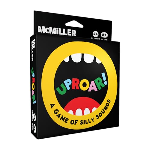 UpRoar! The Card Game of Silly Sounds – Funny Family Party Game for Kids, Adults, 2+ Players, Eco, Sustainable, Fun, Birthday Gift, Game Night, Stocking Stuffer, Halloween, Thanksgiving, Christmas