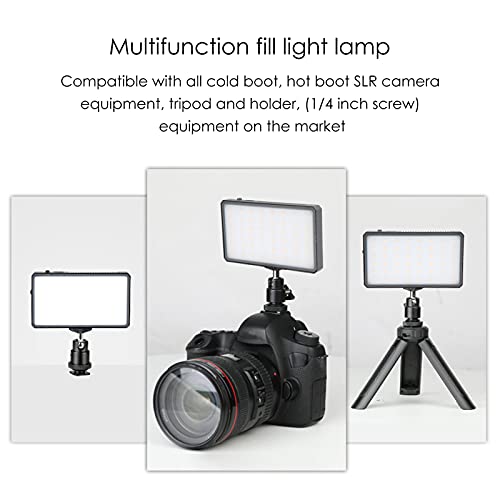 Yivibe Mini-Fotografieleuchte, 2100mAh Wiederaufladbar 3000-6500K ABS Mini-Videoleuchte Kompakt für Selfies für Videos… – Bild 4