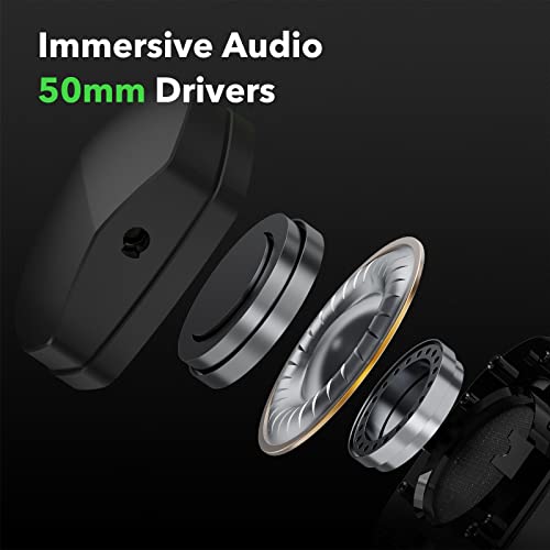 Nubwo G06 Wireless Gaming Headset For Ps5, Ps4, Pc, Noise Cancelling Over Ear Gaming Headphones With Mic, 2.4Ghz Ultra-Low Latency, Wired Mode For Xbox One, Xbox Series X Games (Green) #TOP4