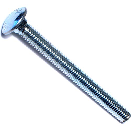 Image of Hard-to-Find Fastener 014973230012 Grade 5 Carriage Bolts, 3 /8-16 x 4, Piece-50, zinc