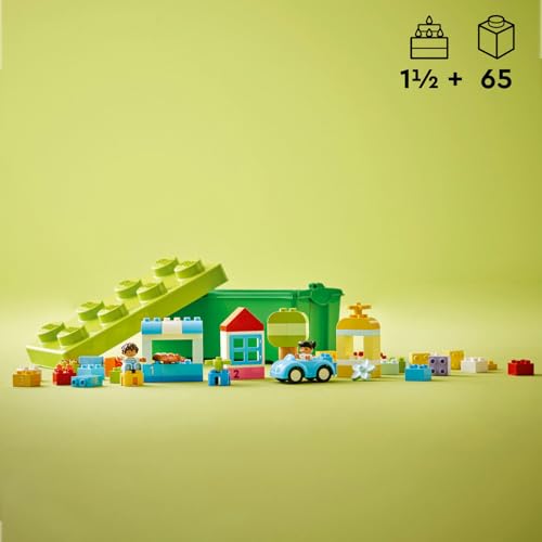 LEGO DUPLO Classic Yapım Parçası Kutusu 10913-18 Ay ve Üzeri Çocuklar için Yaratıcı Oyuncak Yapım Seti (65 Parça)