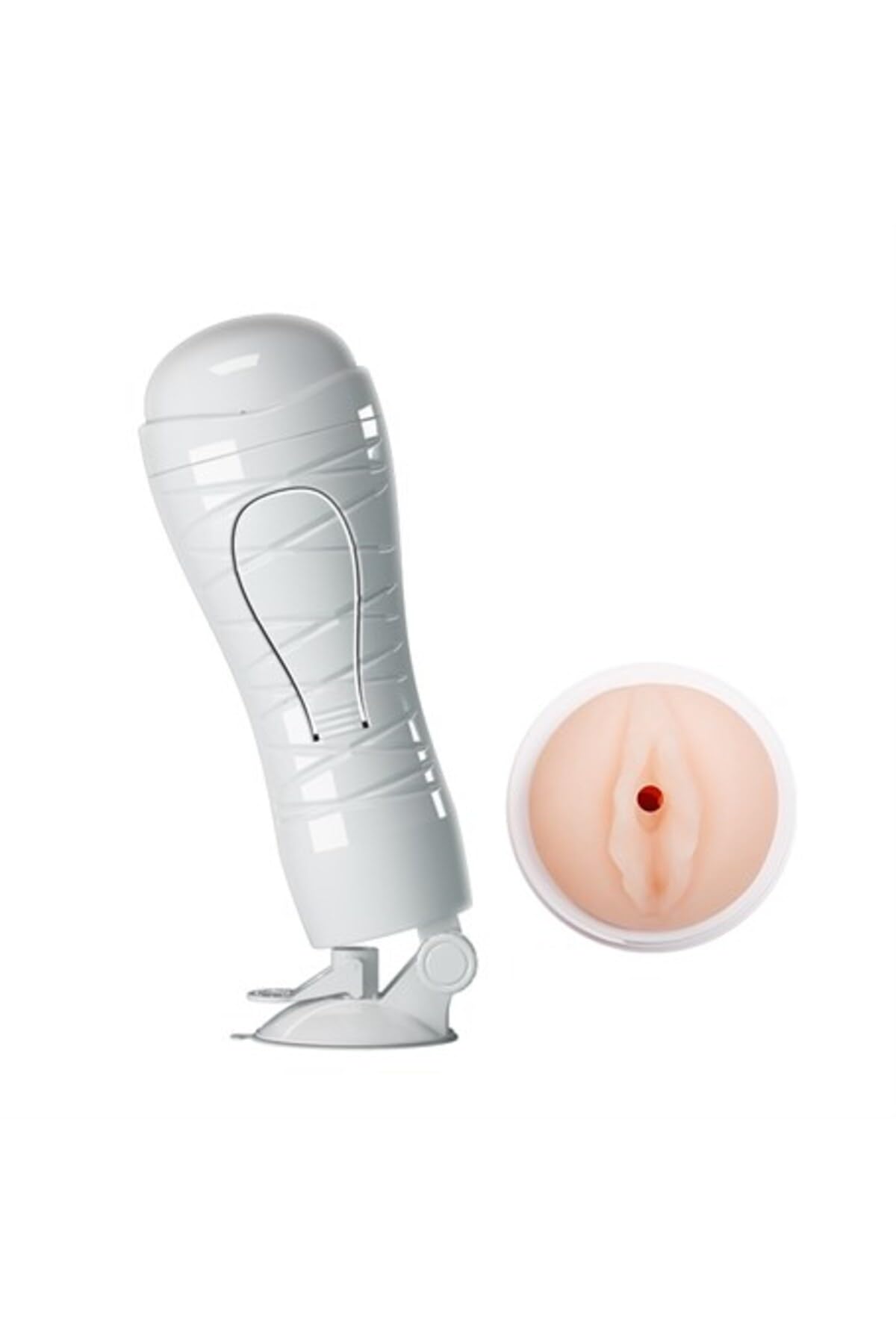 TruvaShop, Usb Şarjlı 12 Titreşimli Realistik Suni Vajina Erkek Mastürbatör