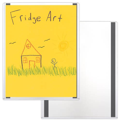 StoreSMART - Refrigerator Art Magnetic Frames - Rigid Plastic - 5-Pack - 8 1/2" x 11" (HPP812X11M-RA-5)