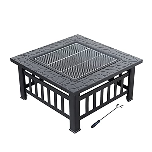 CCKUYT Fogata para jardín, fogata para decoración de Patio, fogata de leña para Exteriores, fogata para Barbacoa