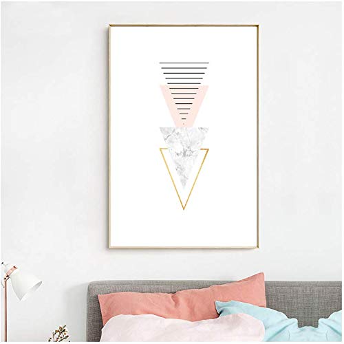 Pintura en lienzo para decoración de niña en la pared del dormitorio moderno y elegante 3