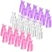Nail Polish Remover Clips,TsMADDTs 30pcs Acrylic Nail Art Soak Off Clip Caps UV Gel Polish Removal (Pink,Purple,White)