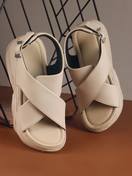 Image of SilverArrow womens Floriva Fashion Sandals|Sandals With Adjustable Buckle Closure|Casual Wear