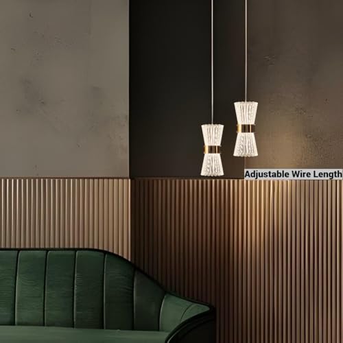 Image of FILLISKA 3 in1 Colour Changing LED Luxurious Hanging /Pendant Light (FrenchGold-PAY1710)
