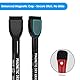 maxtek Whiteboard Stifte, 12 stücke-Schwarz Magnetische, Trocken Abwischbare Marker, Whiteboard Marker mit Feiner Spitze, Folienstift Abwischbar Geruchsarmer Erase Marker mit Radiergummi