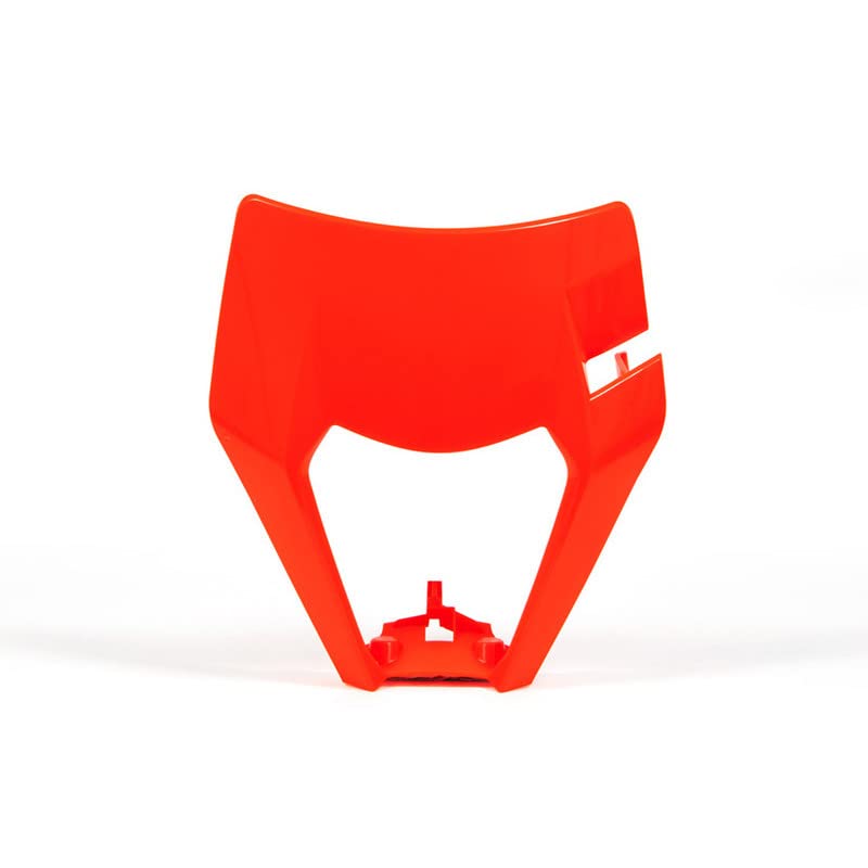 Plaque phare RACETECH orange fluo habillage plastique KTM EXC