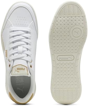 PUMA Kadın Vikky Star DayINight Spor Ayakkabı PUMA White-Vapor Gray-Gold 38.5 - Görsel 3
