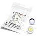 Chanzon 10 pcs High Power Led Chip 3W Cool White (9000K-10000K / 600mA-700mA / DC 3V-3.4V / 3 Watt) Super Bright Intensity SMD COB Light Emitter Components Diode 3 W Bulb Lamp Beads DIY Lighting