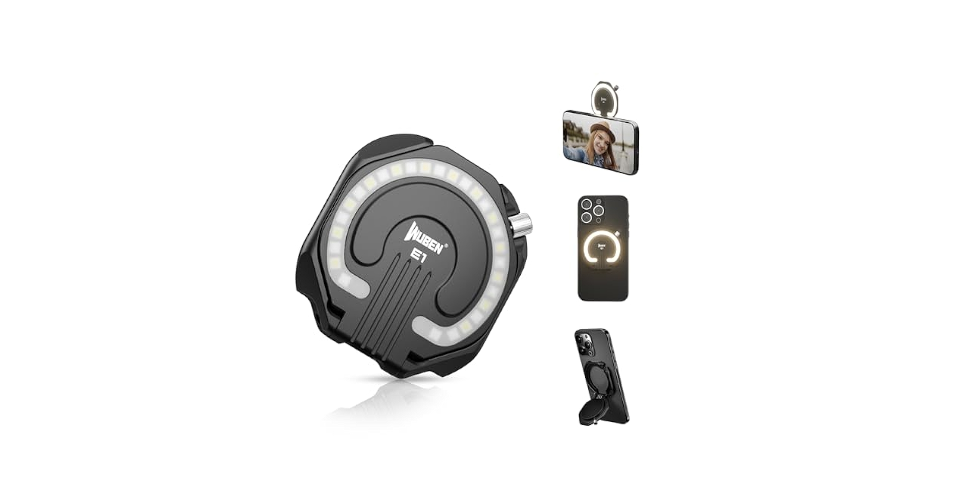 Amazon.com: WUBEN E1 Selfie Light, Rechargeable LED Phone