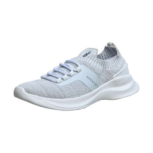 Image of Neeman's Fuse Knit Sneakers for Men & Women | Breathable Knit Upper, Supportive Heel Counter & Lightweight Cushioned EVA Sole | Everyday Walking, Travel & Casual Comfort Shoes