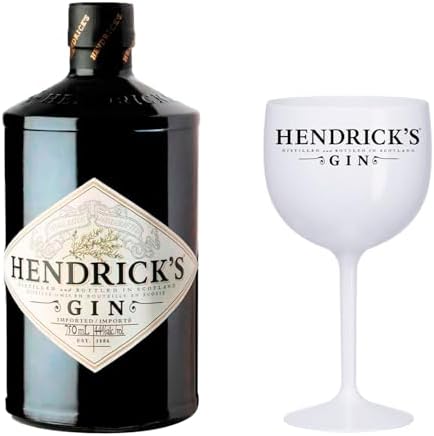 Gin Escocês Hendrick's Dry 750ml + Taça Hendrick's Acrílico
