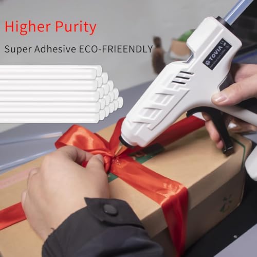 Kit de pistola de cola quente de alta temperatura com interruptor, pistola de cola T TOVIA tamanho c
