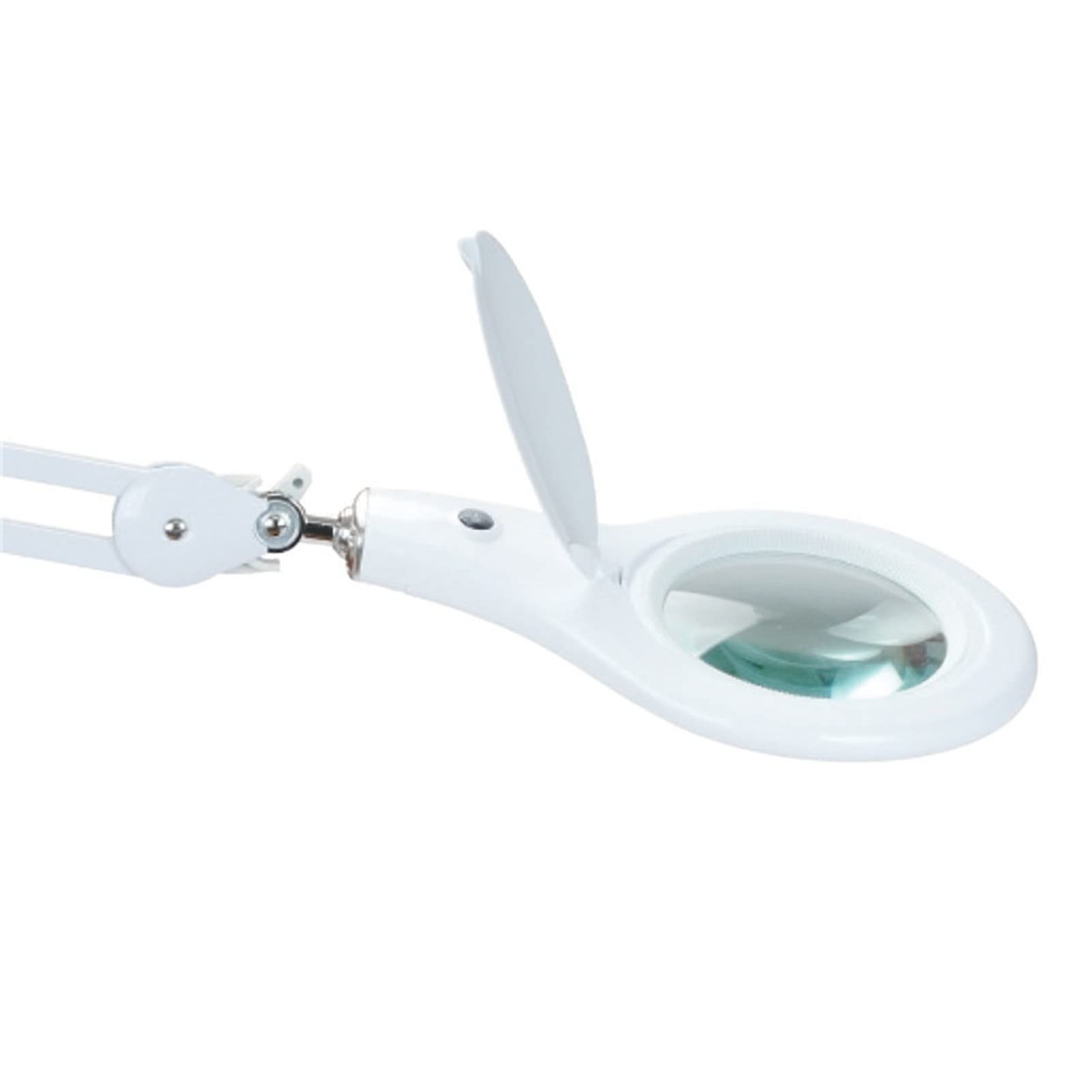 Lampa powiększająca LED, przyjazne dla oczu oświetlenie światłem dziennym 2,25-krotne szkło powiększające z regulowanym ramieniem obrotowym, lampa biurkowa z lupą do czytania rękodzieła quality goods