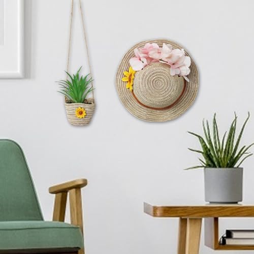 Pot de fleurs mural extérieur et intérieur résine bohème - 5
