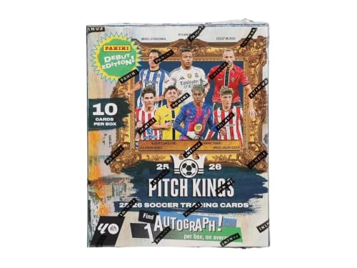 2025/26 Panini Pitch Kings Soccer Hobby International Trading Card Box (1 Autograph Per Box)