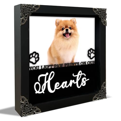 Regalos conmemorativos para mascotas, marco de fotos para perros y gatos, marco de recuerdo de pérdida de mascotas, para perros y gatos en memoria amorosa, regalo de condolencias para mascotas,